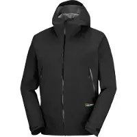 Salomon - Veste imperméable et respirante - Outquest 2.5L Jkt M Deep Black pour Homme - Taille L - Noir