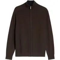 Tom Tailor Vestes en maille brun foncé