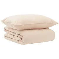 vidaXL Ensemble de draps , 2 pièces, 140 x 200 cm, collection été, 1050 g/m², couleur beige