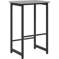 vidaXL Siège bar , Sonoma-Gris, 40 x 32 x 74 cm, matériau de bois