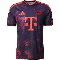 Adidas Maillot 'FCB 3' anthracite / violet foncé / rouge orangé