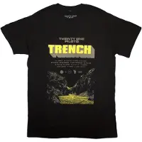 Twenty One Pilots Hommes, T-shirt, Trench Cliff, Noir, (XL)