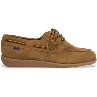 Sebago pour homme. 781414W Gary Jobson Suede (44), Cuir, Marron, Plat, Aucun, Casuel