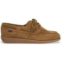 Sebago pour homme. 781414W Gary Jobson Suede (41), Cuir, Marron, Plat, Aucun, Casuel