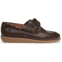 Sebago pour homme. 72125BW Gary Jobson Mocassins en cuir marron (41), Plat, 1 à 3 cm, Lacets, Casuel, Classique