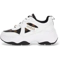 GUESS Flfhac Fal12 Deportivo Hacha Couleur Blanc