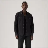 Levi's pour homme. 85744-0127 Chemise Barstow Western noire (L), Casuel, Coton, Manche longue