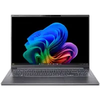 Acer Aspire 16 AI OLED 16" u7-355 16GB 512GBSSD W11H (16", 512 Go, 16 Go, DE), Ordinateur portable, Gris