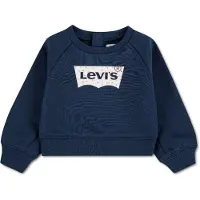Levi's Kids Sweat 'FLORAL BATWING' bleu marine / bleu clair / orange / blanc cassé