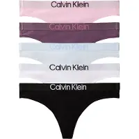 Calvin Klein Underwear String bleu pastel / violet / rose / noir / blanc