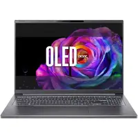 Acer Aspire 16 AI OLED 16" u7-355 16GB 512GBSSD W11H (16", 512 Go, 16 Go, DE), Ordinateur portable, Gris