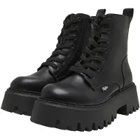 Buffalo Dames Élégant Bottine Aspen Lace UP Mid PD00018471 noir