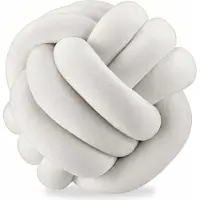 Relaxdays Coussin en noeud (25 x 25 cm)