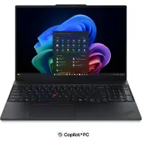 Lenovo Ordinateur ThinkPad E16 Gen 4 (Intel) Copilot+ (16", 512 Go, 16 Go, IT), Ordinateur portable, Noir