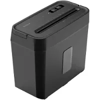 Rebel Destructeur de documents à coupe en bandes P-4 RGPD, 4 feuilles, compact, 8 L (Coupe de particules)