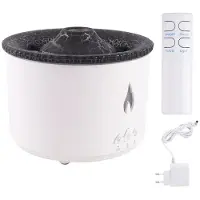TAUOH Ultrasonic Humidifier with Aroma Diffuser for Home Sleep Improvement and Respiratory Health White, 300ml Capacity EU Plug