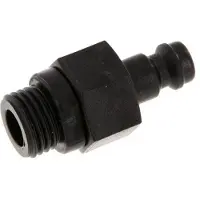 Tameson POM DN 5 Bouchon d'accouplement G 1/4 pouce filetage mâle double obturation