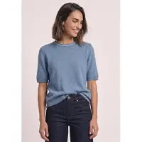 Street One Pull-over bleu chiné