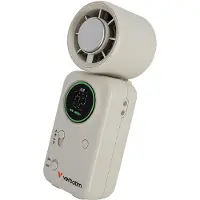 Verbatim Ventilateur portable Cool ’n’ Go Ice Touch Mini, blanc/argent, Ventilateur, Blanc, Argent