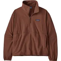 Patagonia - Polaire demi-zippée chaude et confortable - W's Micro D 1/2 Zip Fleece P/O Berm Brown - Taille S - Marron