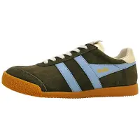 Gola Chaussures de sport pour homme Elan, modèle à lacets, couleur verte, style décontracté