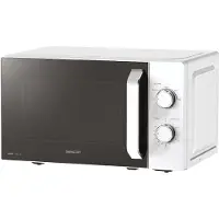 Sencor SMW 1918WH Four à micro-ondes, volume 20 l, 5 niveaux de puissance, minuterie 35 minutes, puissance micro-ondes 700 W, diamètre du plateau tournant : 255 mm