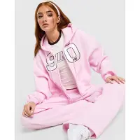 Nike Sweat à capuche court Oversized Studio 90 zippé - Rose, Rose