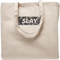 Mister tee Cabas 'Slay' noir / blanc cassé