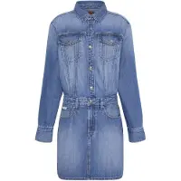 Calvin Klein Jeans Robe-chemise bleu denim