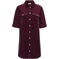 JDY Robe-chemise 'JDYSHIRAZ' aubergine