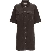 JDY Robe-chemise 'JDYSHIRAZ' chocolat