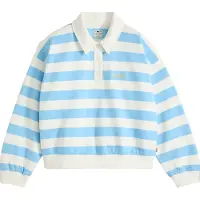 Levi's Sweat-shirt 'GR VINTAGE RUGBY FLEECE' bleu clair / blanc