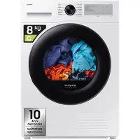 Samsung DV80DG52B0AHET sèche-linge Pose libre chargement frontal 8 kg Blanc