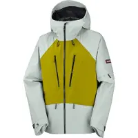 Salomon - Veste de ski imperméable et respirante - Venom FZ Jkt Wrought Iron Cardamon Seed pour Homme - Taille L - Vert