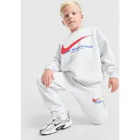 Nike Ensemble de survêtement Swoosh Fleece Enfant - Gris, Gris