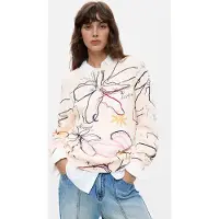 Desigual Sweat-shirt jaune / baie / noir / blanc naturel