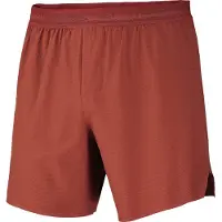 Salomon - Short léger et respirant - Sense Aero Shorts 7" M Burnt Umber - Taille XL - Orange