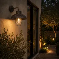 Lightbox Applique murale suspendue - résistante aux projections d'eau, pour l'extérieur 29 x 24