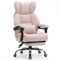 GTPLAYER Chaise de gaming , chaise de bureau ergonomique avec repose-pieds et support lombaire, fauteuil de bureau haut de gamme pour grandes personnes, chaise de bureau large et réglable en hauteur