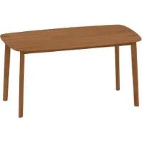 BellaFurn Table de salle à manger en bois de pin – Style rustique | Couleur : Marron | Dimensions : 80 x 150 x 76 cm