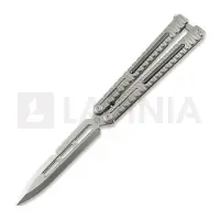 Maxace Couteau papillon Obsidian Gray Titanium