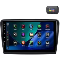 AWESAFE Radio Android 64GB pour Skoda Superb 2008-2015 Carplay Navi Volant Bluetooth RDS WIFI DSP GPS DAB+