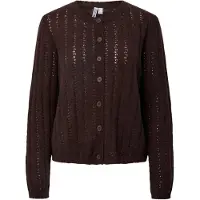 Pieces Cardigan 'PCAda' chocolat