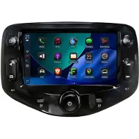 AWESAFE Autoradio Android 7 pouces 64 Go pour Peugeot 108, Toyota Aygo, Citroën C1 2015-2021 CarPlay Android Auto Navi Bluetooth DAB+ Caméra de recul