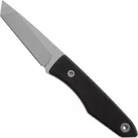 Big Idea Design USA Lookout TA-MA-BL-G10 Tanto Stonewashed Magnacut, Black G10, couteau fixe, Mak Kelsay design