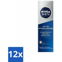 Nivea MEN - Anti-Age - Gel hydratant pour le visage avec hyaluron - 50 ml - Pack avantage - 12 pièces