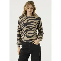 Garcia femme Pull, XXL, Brun