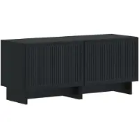 vidaXL Meuble TV LED, 5 pièces, noir, en panneaux de particules