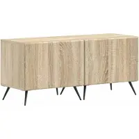 vidaXL : Meuble TV LED, 5 pièces, imitation chêne Sonoma, panneaux de particules