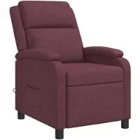 vidaXL Fauteuil de massage relax, tissu violet,
